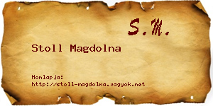 Stoll Magdolna névjegykártya